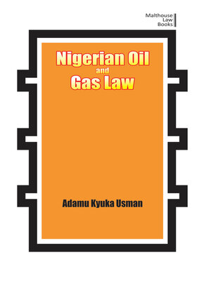 cover image of Nigerian Oil and Gas Industry Laws